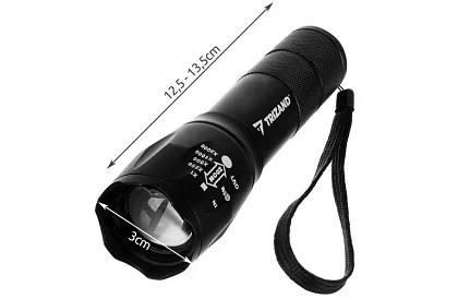 CREE LED T6 latarka – ładowalna latarka taktyczna z ładowaniem USB
