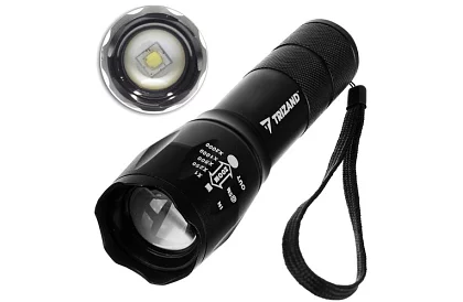 CREE LED T6 latarka – ładowalna latarka taktyczna z ładowaniem USB