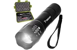 CREE LED T6 latarka – ładowalna latarka taktyczna z ładowaniem USB