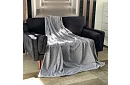 Koc 160 × 200 cm – szary, mikrofibra, jakość premium