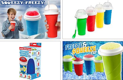 Squeezy Freezy – kubek do mrożenia napojów, prosto i zabawnie