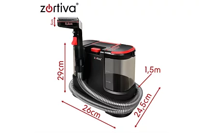 Odkurzacz piorący VacTrim Zortiva 800 W, 17 000 Pa, do tapicerki i dywanów