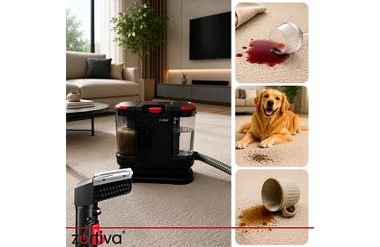 Odkurzacz piorący VacTrim Zortiva 800 W, 17 000 Pa, do tapicerki i dywanów