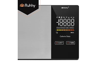 Waga kuchenna elektroniczna 5 kg z Bluetooth, wyświetlaczem LCD i analizą kalorii