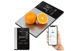 Waga kuchenna elektroniczna 5 kg z Bluetooth, wyświetlaczem LCD i analizą kalorii