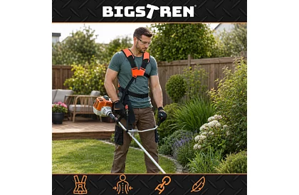 Pasy do kosy spalinowej – regulowany uprząż do kosiarek i podkaszarek