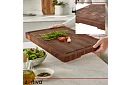 Drewniana deska kuchenne 43 × 33 cm – masywna deska z drewna akacjowego