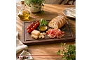 Drewniana deska kuchenne 43 × 33 cm – masywna deska z drewna akacjowego