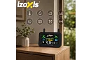 Bezprzewodowa stacja meteorologiczna z termometrem, higrometrem, zegarem - zasięg 100 m