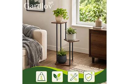 Stolik kwiatowy 3-piętrowy 78 cm – stojak na kwiaty
