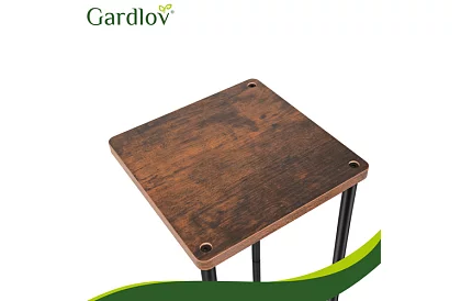 Stolik kwiatowy 3-piętrowy 78 cm – stojak na kwiaty