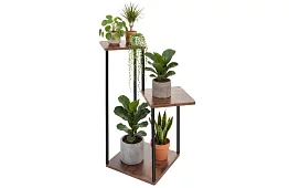 Stolik kwiatowy 3-piętrowy 78 cm – stojak na kwiaty