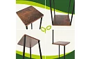 Stolik kwiatowy 3-piętrowy 78 cm – stojak na kwiaty