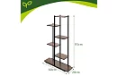 Stolik kwiatowy 6-piętrowy 113 cm – stojak na kwiaty