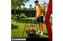 Grill ogrodowy z trójnogą i wiszącym rusztem 58 cm – kominkowe ognisko