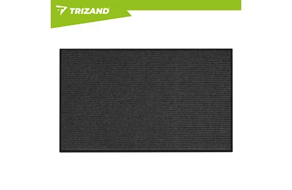 Matowa mata wejściowa 80 × 120 cm z antypoślizgowym spodem – szara