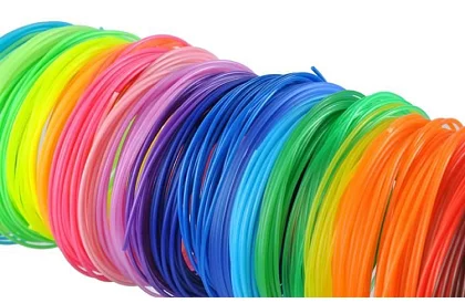 Filamenty PLA do długopisu 3D 30 × 5 m – zestaw 30 kolorów w tym świecące