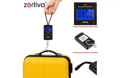 Elektroniczna waga podróżna do bagażu z hakiem 40 kg