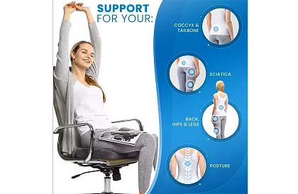 Poduszka ortopedyczna SolFit – ergonomiczna poduszka do wygodnego siedzenia