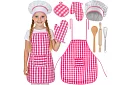 Zestaw kuchenny dla dzieci Little Chef 7 w 1 – fartuch, czapka, rękawice i akcesoria kuchenne