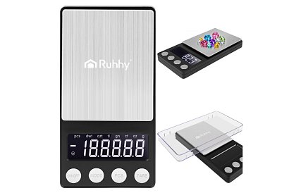Dokładna waga kieszonkowa 500 g / 0,01 g – idealna do biżuterii, laboratoriów, hobby i kuchni