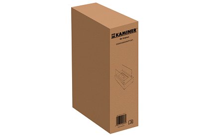 Wolnostojący biokominek 35 × 18 × 17 cm – bez dymu, na bioetanol, z 2 szklanymi ścianami