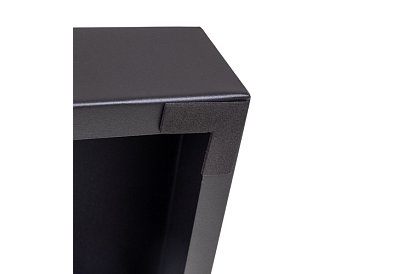 Wolnostojący biokominek 35 × 18 × 17 cm – bez dymu, na bioetanol, z 2 szklanymi ścianami