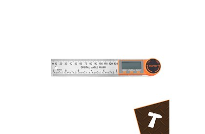 Cyfrowy elektroniczny kątomierz 360°, 200 mm z LCD – precyzyjne pomiary kątów