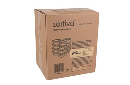 Pojemniki na żywność 12 szt., 5 rozmiarów, do mikrofalówki, zmywarki i zamrażarki
