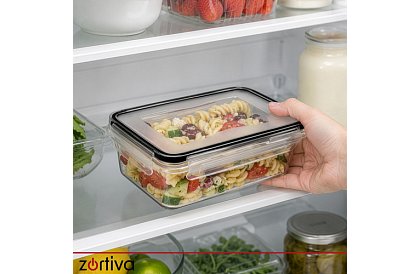 Pojemniki na żywność 12 szt., 5 rozmiarów, do mikrofalówki, zmywarki i zamrażarki