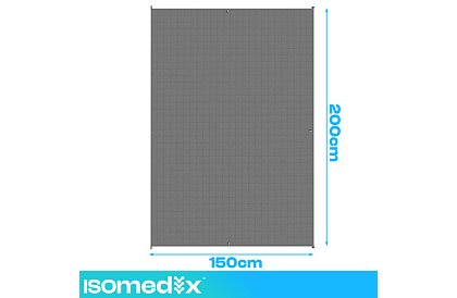 Zasłona obciążeniowa antystresowa - Sensory Gray 6 kg, 200 × 150 cm