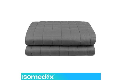 Zasłona obciążeniowa antystresowa - Sensory Gray 6 kg, 200 × 150 cm