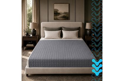 Zasłona obciążeniowa antystresowa - Sensory Gray 6 kg, 200 × 150 cm