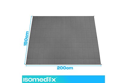 Zasłona obciążeniowa antystresowa - Sensory Gray 7 kg, 200 × 150 cm