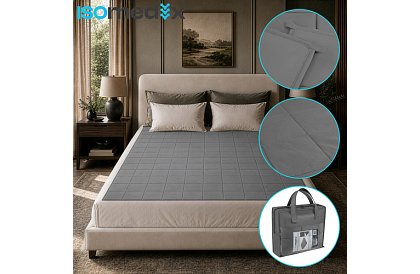 Zasłona obciążeniowa antystresowa - Sensory Gray 7 kg, 200 × 150 cm