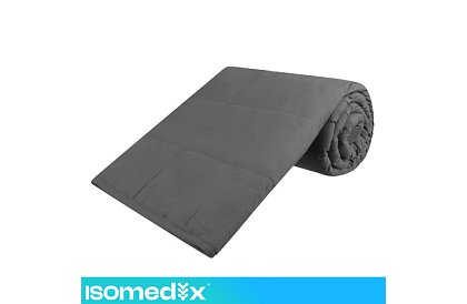 Zasłona obciążeniowa antystresowa - Sensory Gray 7 kg, 200 × 150 cm
