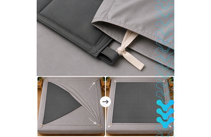 Zasłona obciążeniowa antystresowa - Sensory Gray 7 kg, 200 × 150 cm