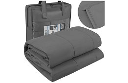 Zasłona obciążeniowa antystresowa - Sensory Gray 7 kg, 200 × 150 cm