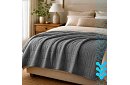 Zasłona obciążeniowa antystresowa - Sensory Gray 7 kg, 200 × 150 cm