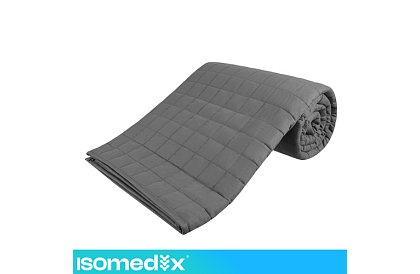 Zasłona obciążeniowa antystresowa - Sensory Gray 8 kg, 200 × 150 cm