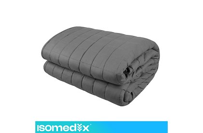 Zasłona obciążeniowa antystresowa - Sensory Gray 8 kg, 200 × 150 cm