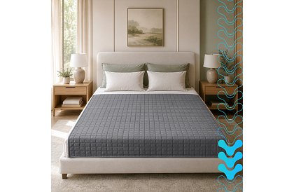 Zasłona obciążeniowa antystresowa - Sensory Gray 8 kg, 200 × 150 cm