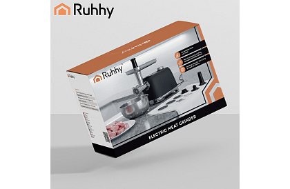 Młynek elektryczny do mięsa 2400 W, tryb odwrotny, 3 stalowe sitka
