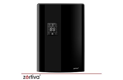 Odwadniacz powietrza Zortiva 90 W, 2 l, higrostat, timer, pilot zdalnego sterowania – czarny