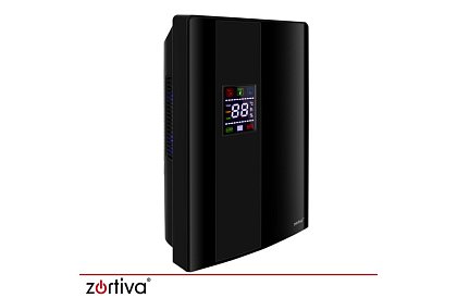 Odwadniacz powietrza Zortiva 90 W, 2 l, higrostat, timer, pilot zdalnego sterowania – czarny