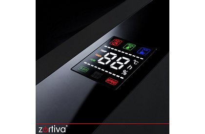 Odwadniacz powietrza Zortiva 90 W, 2 l, higrostat, timer, pilot zdalnego sterowania – czarny