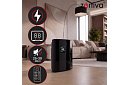 Odwadniacz powietrza Zortiva 90 W, 2 l, higrostat, timer, pilot zdalnego sterowania – czarny