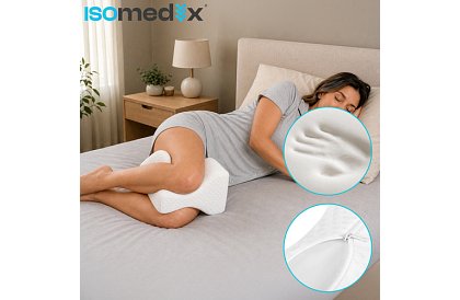 Ergonomiczna profilowana poduszka między kolana ISOMEDIX 25 × 21 × 15 cm