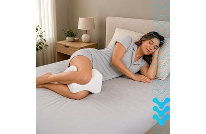 Ergonomiczna profilowana poduszka między kolana ISOMEDIX 25 × 21 × 15 cm