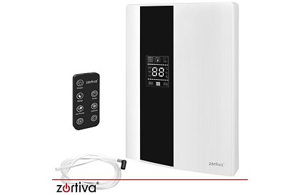 Odwadniacz powietrza Zortiva 90 W, 2 l, higrostat, timer, pilot zdalnego sterowania - biały
